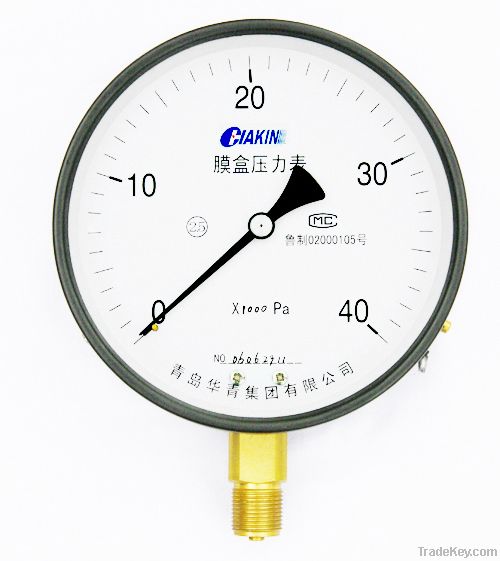 bourdon pressure gauge