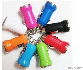 colorful portable car usb charger