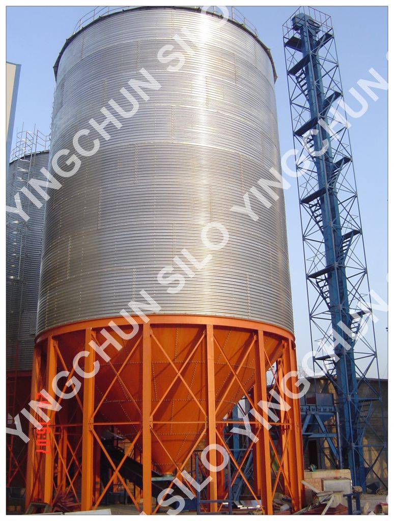 Cone steel silo