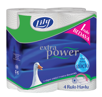 Lily Extra Power Towel 3+1