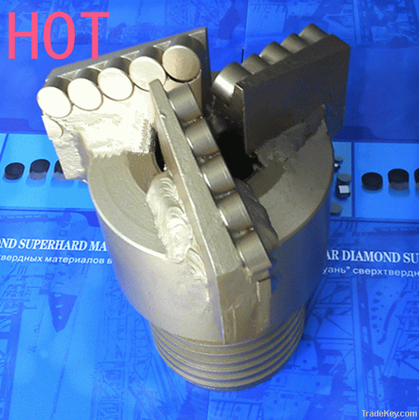 PDC steel body colliery drilling drag bits / Rotary stepped type
