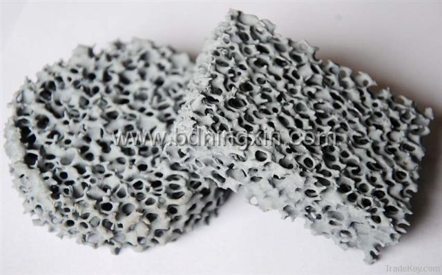 Silicon carbide ceramic foam filter