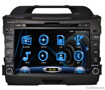 Car DVD Player, Car audio, In Car DVD, Car GPS for Kia