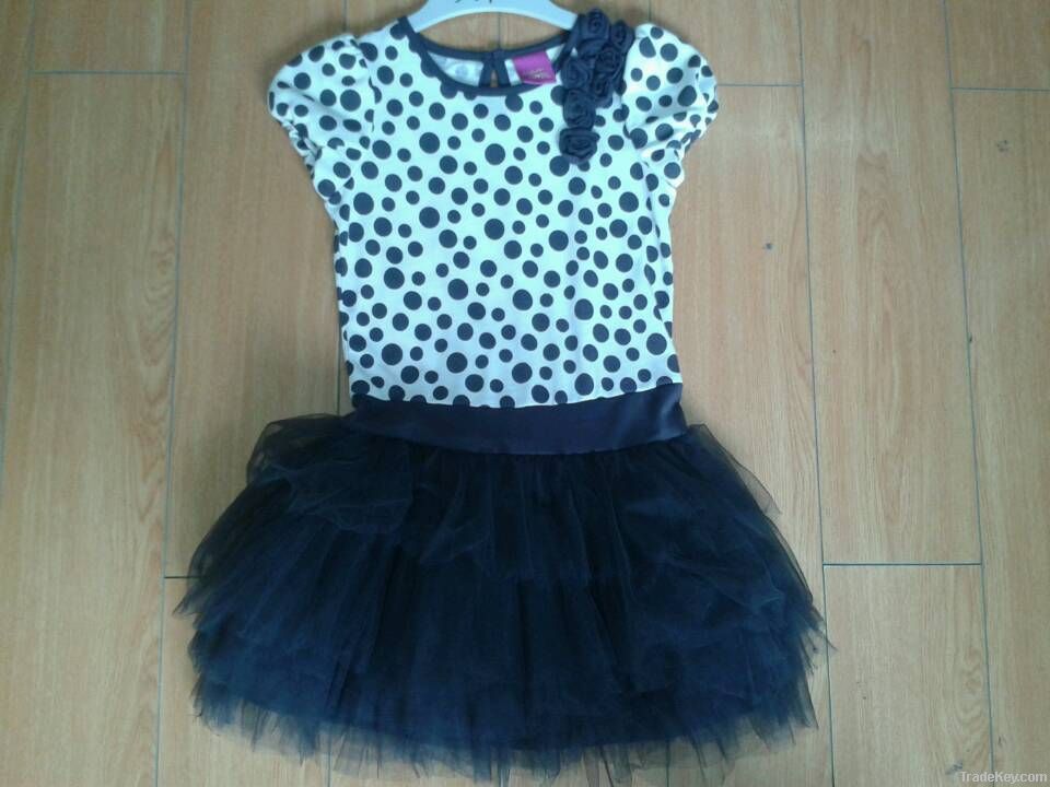 girl's pretty tutu dress