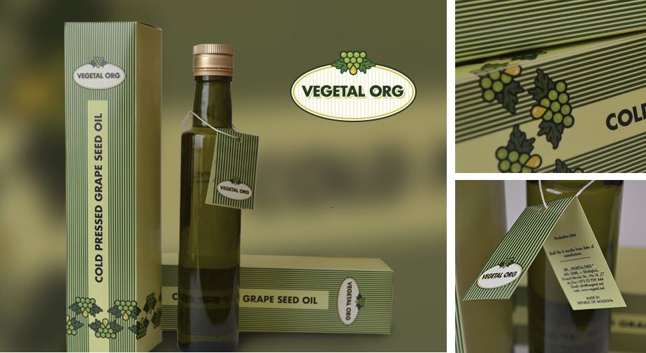 Grape seed oil cold pressed