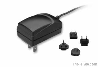 AC/DC adapter -- EU, AU, UK and USA plug