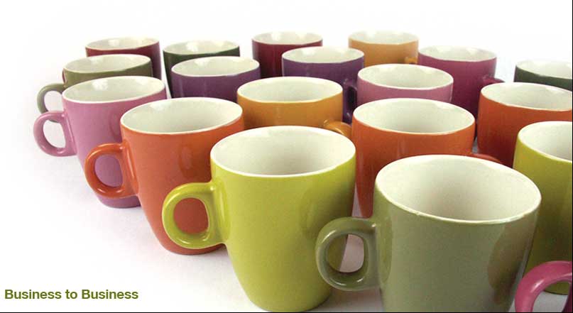 Porcelain Mugs, Stoneware Mugs