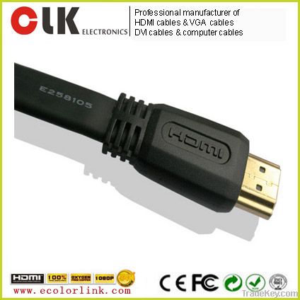 Flat HDMI cable