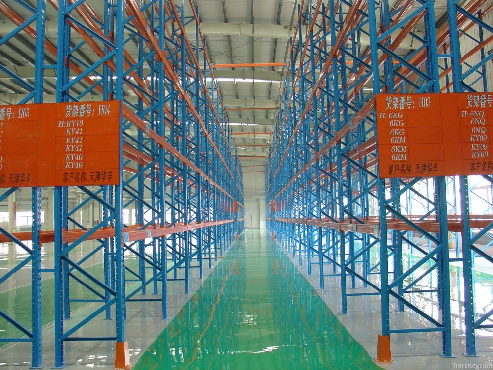 drive in / drive through pallet racking system