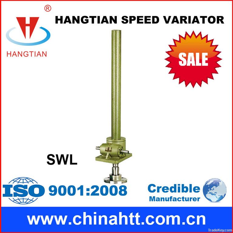 SWL worm wheel screw elevator/screw jack lifting