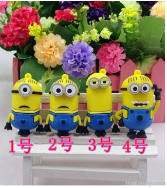 Small Yellow people usb flash disk for gift
