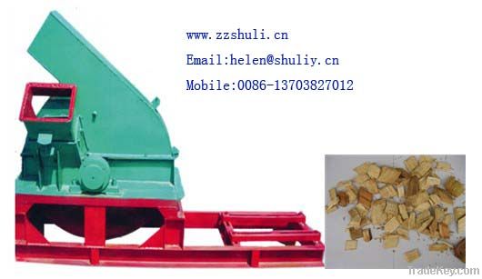 Wood chipper machine