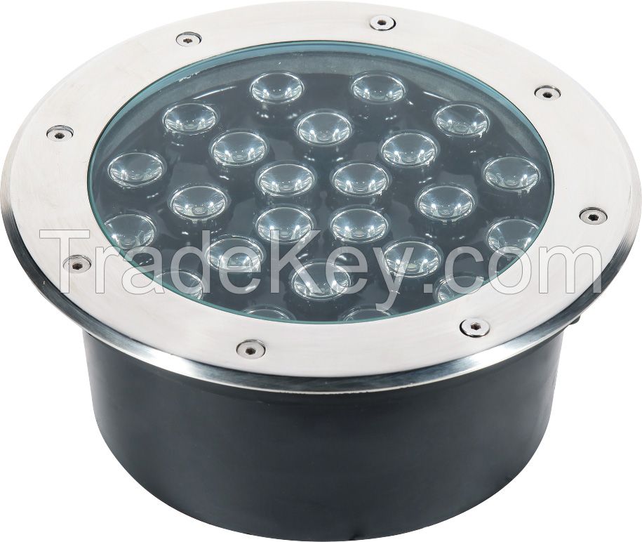 Ip67 Buried Led Undeground Garden Light Rgb/green/wthie/yellow, 3w/6w/9w/12w/18w/24w/36w Led Round Underground Light