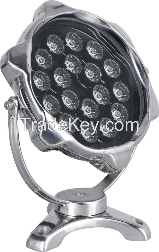 Security 12V/24V led swimming pool underwater light 12W/18W led rgb fountain underwater lamp