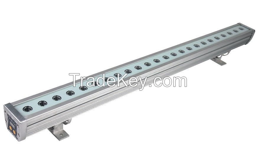 rgb/green/blue/warm white 1m 18/24/36W led linear wall wash light, building led outdoor wallwasher