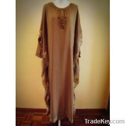 Sulam, Long Dress Chiffon Sulam