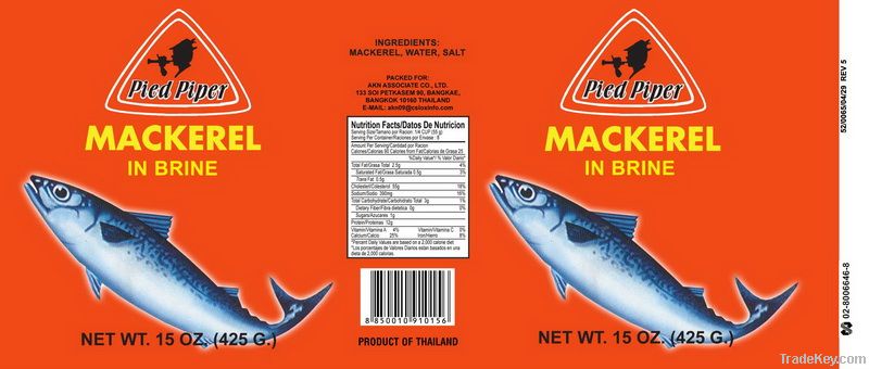 CANNED MACKEREL