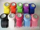 colourful silicone slap watch