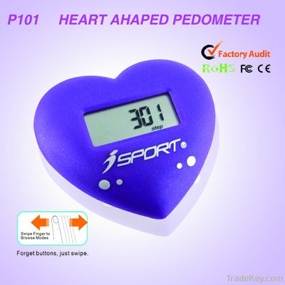 heart shaped pedometer