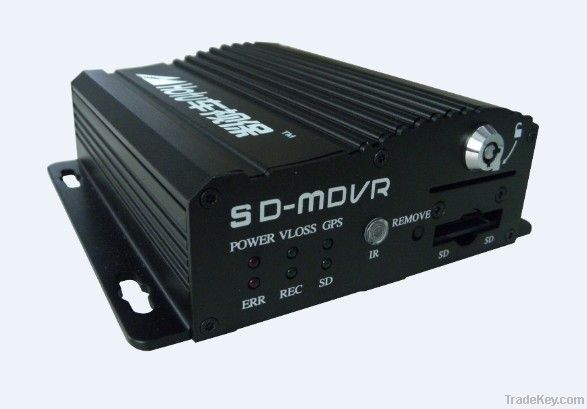 SD card car DVR 4Ch H.264 with GPS function (CE, FCC) /BYD supplier