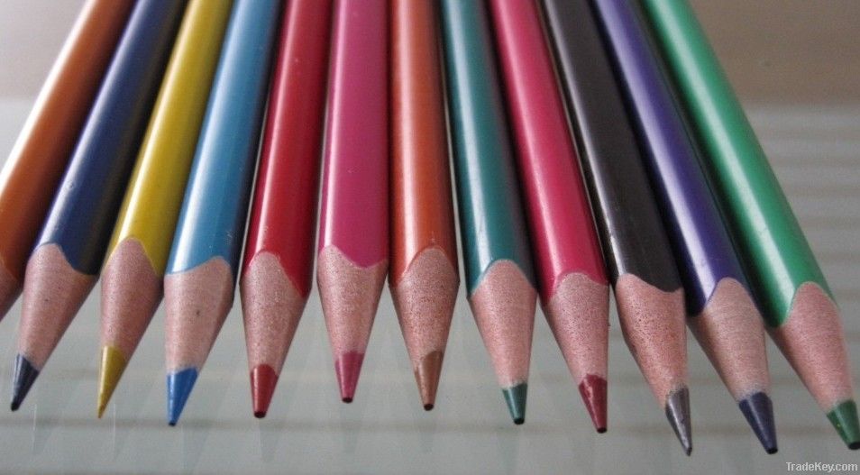 Resin color pencil of plastic