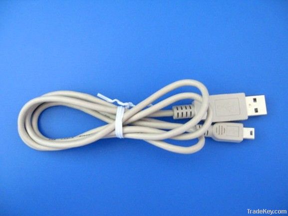 USB A male to mini 5 pin Cable