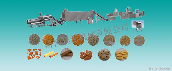 Core Filling and Inflating Snacks Food Processing Machinery