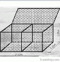 gabion basket /diamond shape steel wire msh