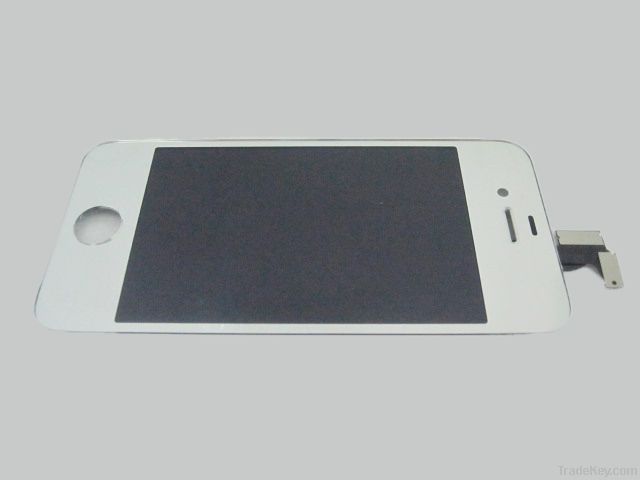 For iphone 4S white and black LCD assembly + LCD is original