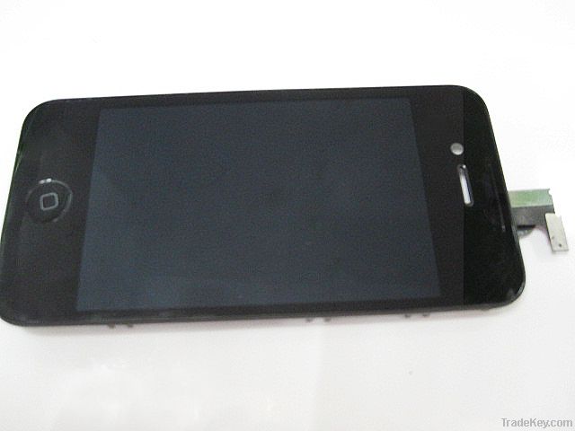 For iphone 4S white and black LCD assembly + LCD is original