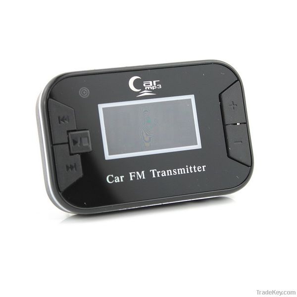CAR FM TRANSMITTER FOR MP3 PLAYER IPOD SD MMC SLOT USB