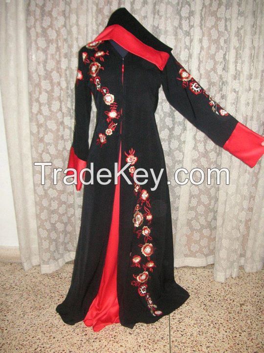 Embroidred Abaya/Jilbab