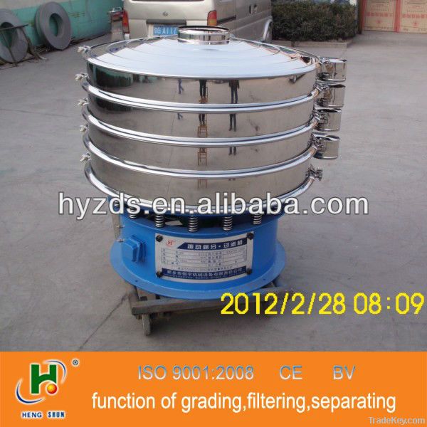 2013 China New Designed High efficient powder round vibrating sieve