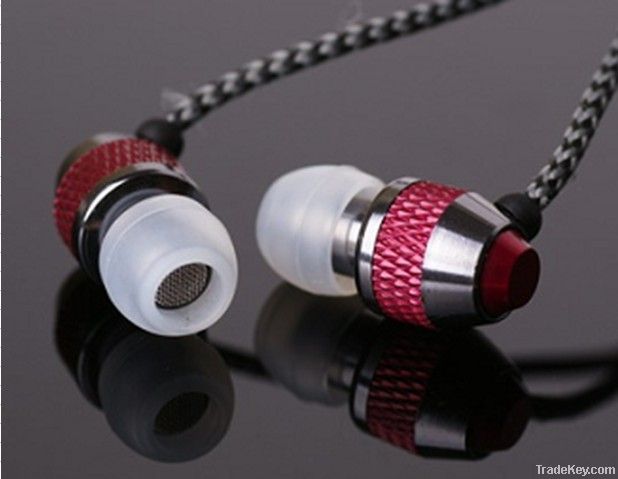 Metal earphone for iphone with Mic