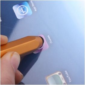 New Aluminium Alloy Stylus Touch Pen for iPad/iPad 2 (Gold)