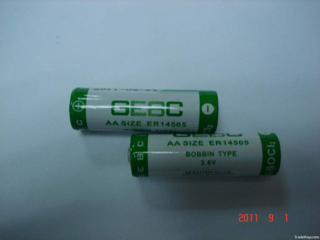 3.6V Lithium Thionyl Chloride Battery GEBC ER14505