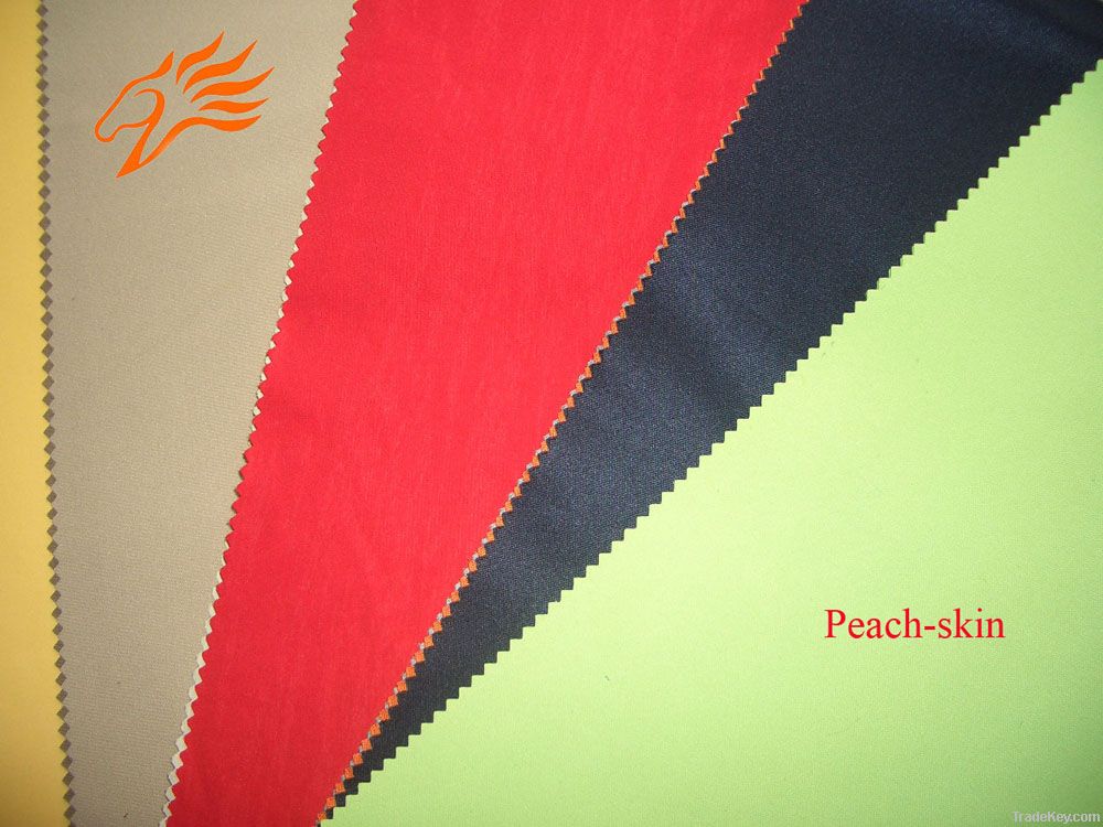 Peach-skin fabric