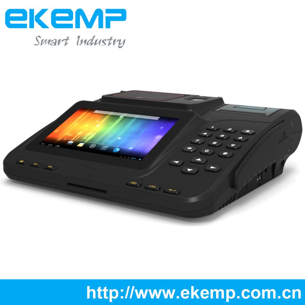 EKEMP Android All in One 7' Fingerprint Scan Tablet PC with RFID Card