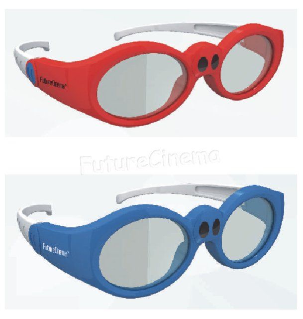 Children 3D Active Shutter Glasses for Benq DLP-link projector