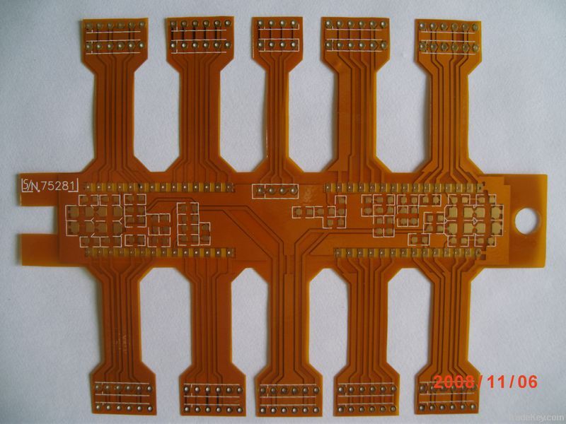 Flexible multilayer printed circuit board soft board