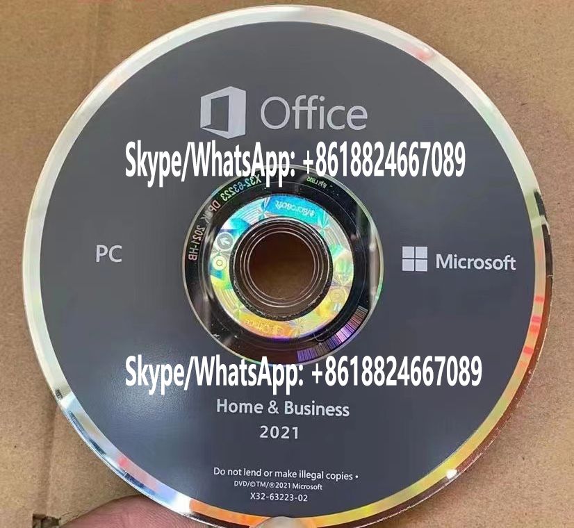 Office 2021 Home and business PC Key Code Key Card Retail Package
