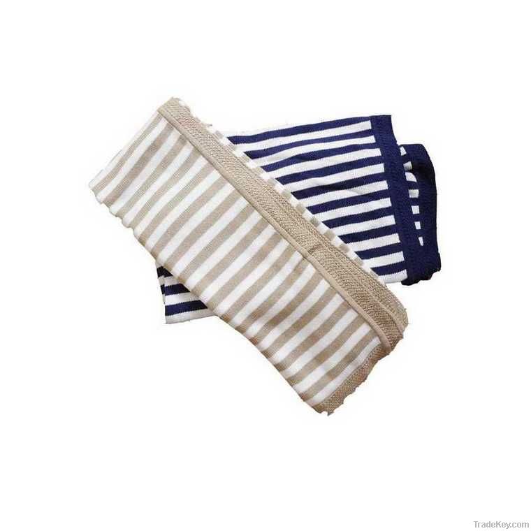 100%cotton elegance stripe knitted blanket