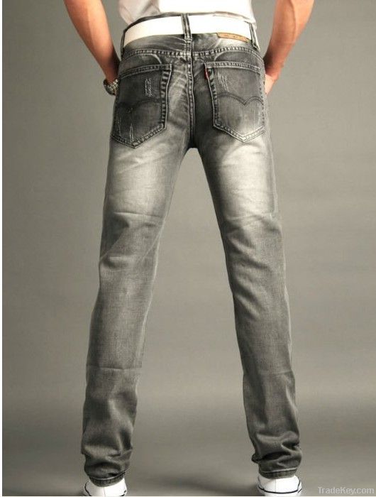 Grey Men's Jeans with beautifull washing