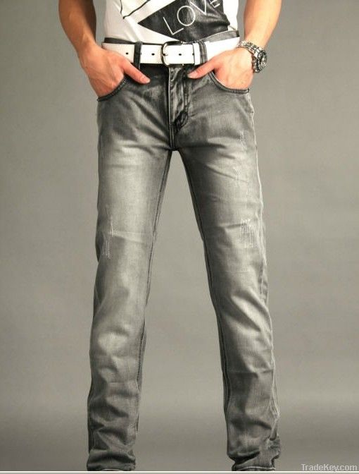 Grey Men's Jeans with beautifull washing