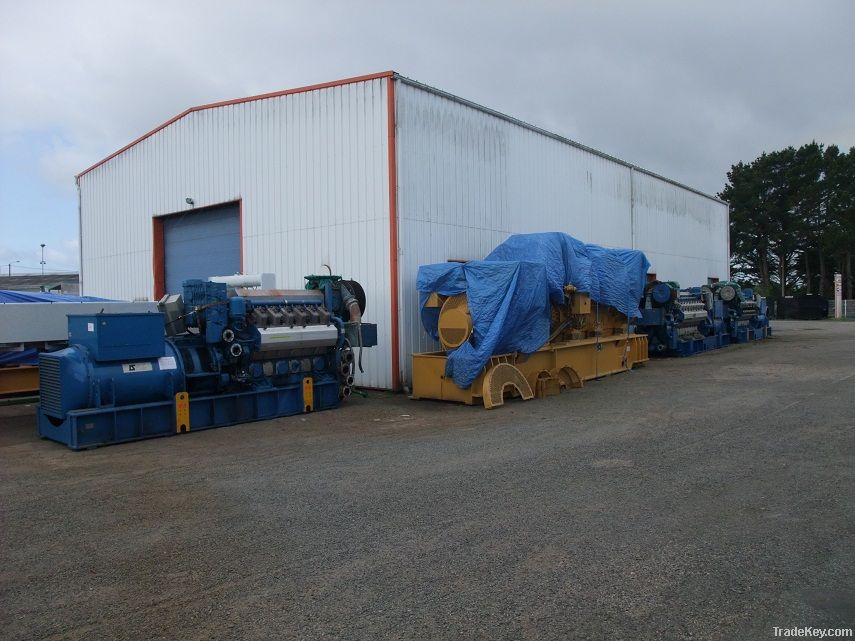 used gas generators, wartsila, deutz-mwm