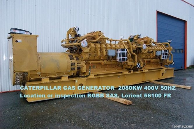 used gas generators, caterpillar, wartsila, deutz-mwm