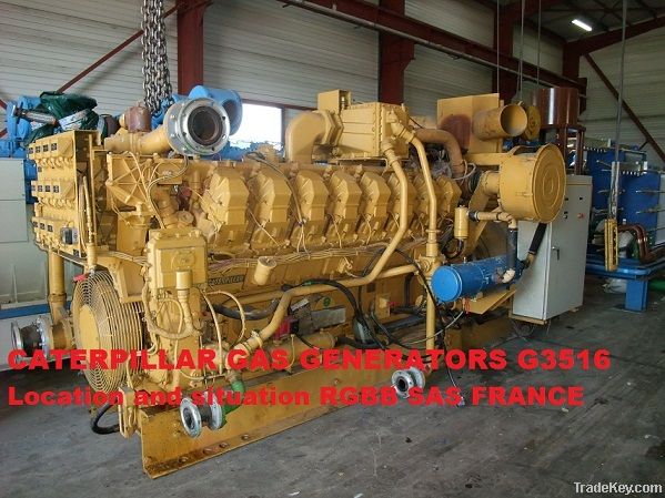 used gas generators, caterpillar, wartsila, deutz-mwm