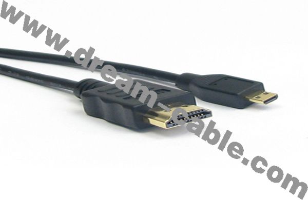 1.5m high-quality micro hdmi cable, supporting 1080P, 3D
