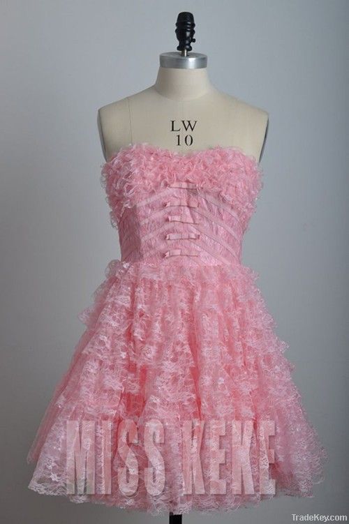 Lace sweetheart party/prom/evening/cocktail dresses