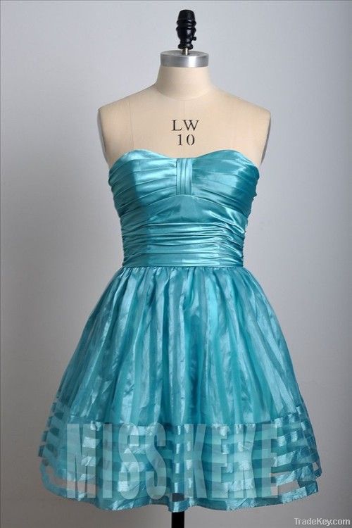 wholesale polyster sweetheart party/prom/mini/cocktail dresses